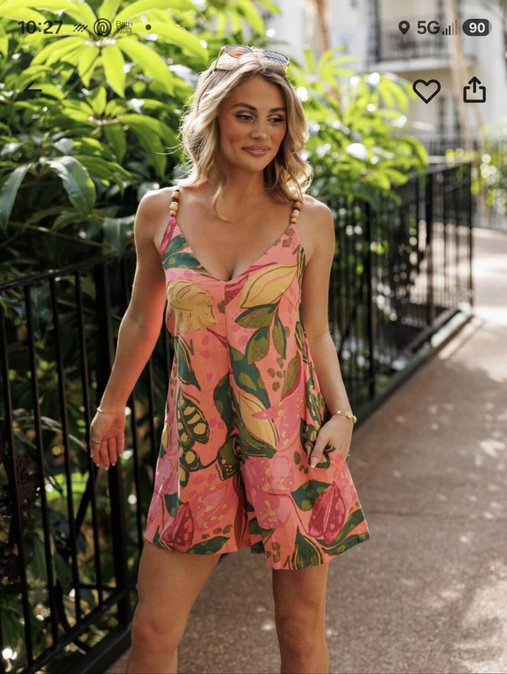 Sangria Romper